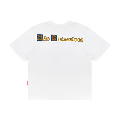 Camiseta Mad Enlatados Mago De Bermuda Branca