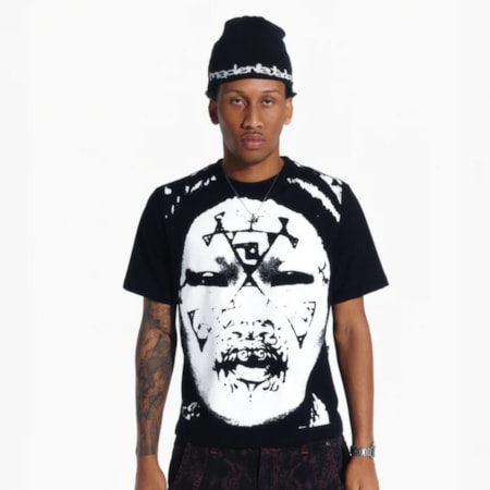 Camiseta Mad Enlatados Mistica Preto 