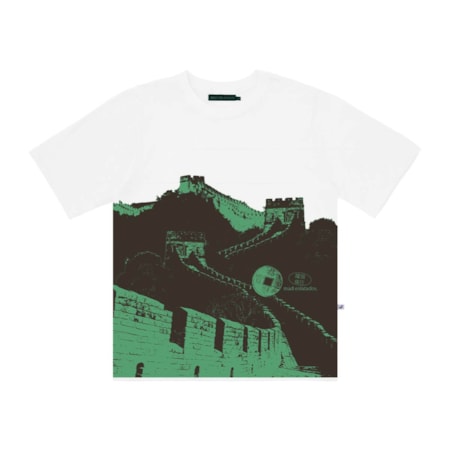 Camiseta Mad Enlatados Muralha da China White