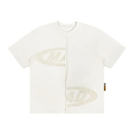 Camiseta Mad Enlatados Portal Bordada Off White