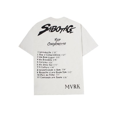 Camiseta Mrvk x Sabotage Rap e Compromisso 2