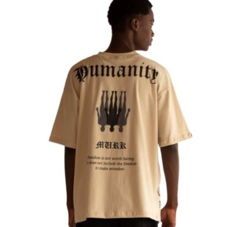 Camiseta Mvrk Humanity Areia