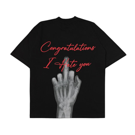 Camiseta Mvrk I Hate You Black