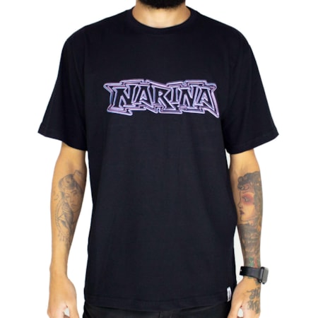 Camiseta Narina 3D Preta