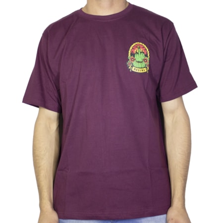 Camiseta Narina Cacto Bordo