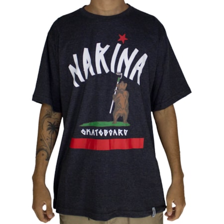 Camiseta Narina California Chumbo