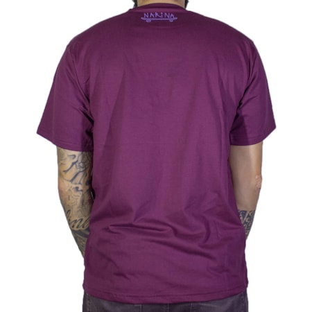 Camiseta Narina Circulo Bordo