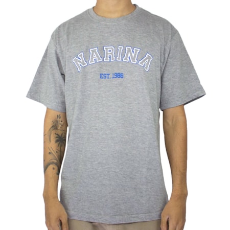 Camiseta Narina College Cinza