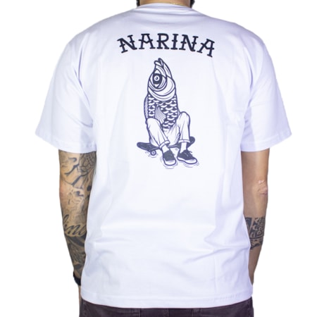 Camiseta Narina Fish Branco