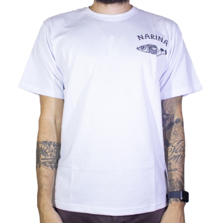 Camiseta Narina Fish Branco