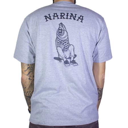 Camiseta Narina Fish Cinza