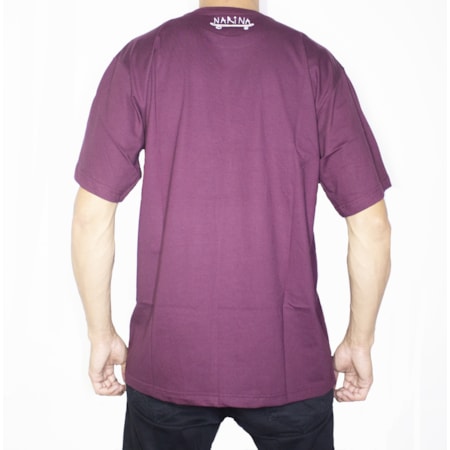 Camiseta Narina Grafite Bordo