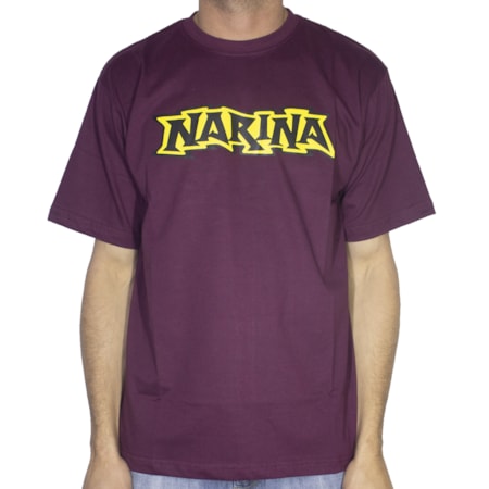 Camiseta Narina Logo Classico Bordo