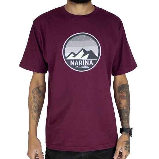 Camiseta Narina Mountain Bordo