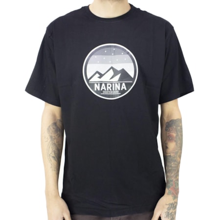 Camiseta Narina Mountain Preto