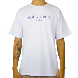 Camiseta Narina New 1986 Branco