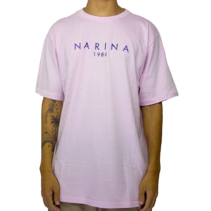 Camiseta Narina New 1986 rosa