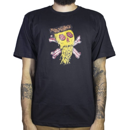 Camiseta Narina Pizza Preta