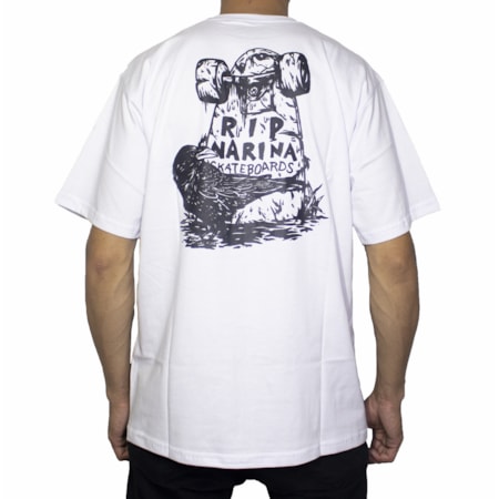 Camiseta Narina R.i.p Branco