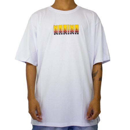 Camiseta Narina Retro Branco