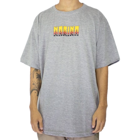 Camiseta Narina Retro Cinza