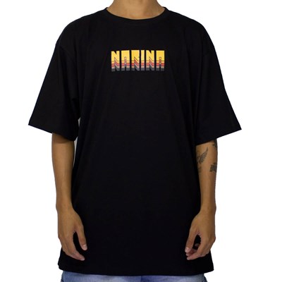 Camiseta Narina Retro Preto