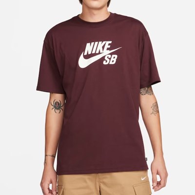Camiseta Nike Sb Big Logo Vinho CV7539652