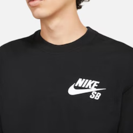 Camiseta Nike Sb Logo Black Tee DC7817010