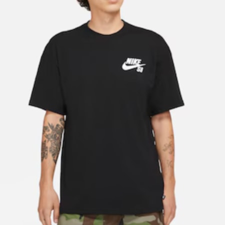 Camiseta Nike Sb Logo Black Tee DC7817010