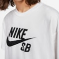 Camiseta Nike Sb Logo HBR White Black CV7539100