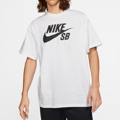 Camiseta Nike Sb Logo HBR White Black CV7539100