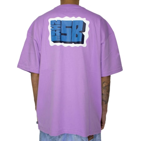 Camiseta Nike Sb Stamp Lilas