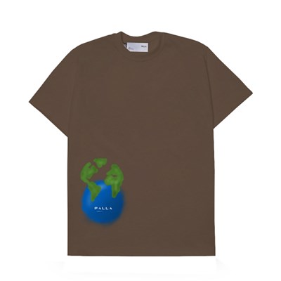 Camiseta Palla World Water Planet Marrom