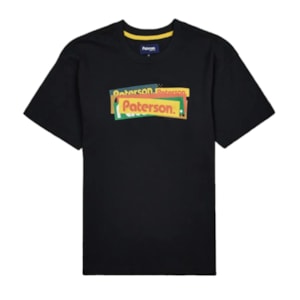 Camiseta Paterson Bar Logo Preto