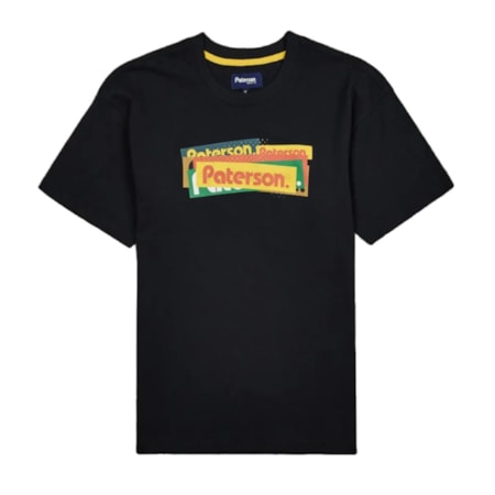 Camiseta Paterson Bar Logo Preto