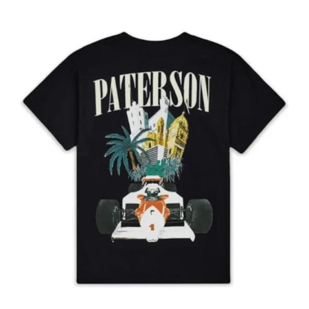 Camiseta Paterson Monte Carlo Preto