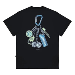 Camiseta Plano C Keychain Preta