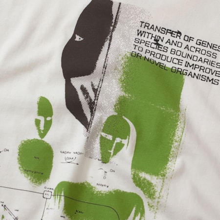 Camiseta Quadro Creations Genes Boxy Off White 
