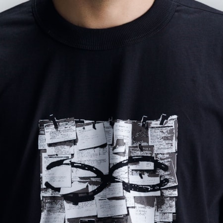 Camiseta Quadro Creations Notes Boxy Black