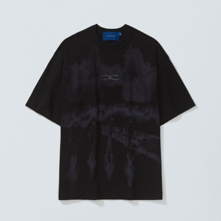 Camiseta Quadro Creations Paint Boxy Black