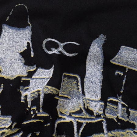 Camiseta Quadro Creations Sala De Espera Boxy Black 