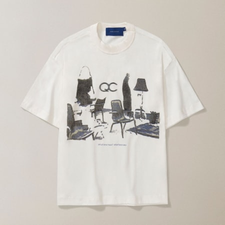 Camiseta Quadro Creations Sala De Espera Off White 