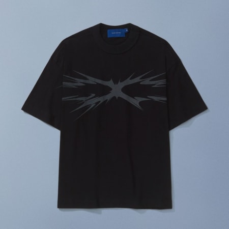 Camiseta Quadro Creations Spikes Boxy Black 