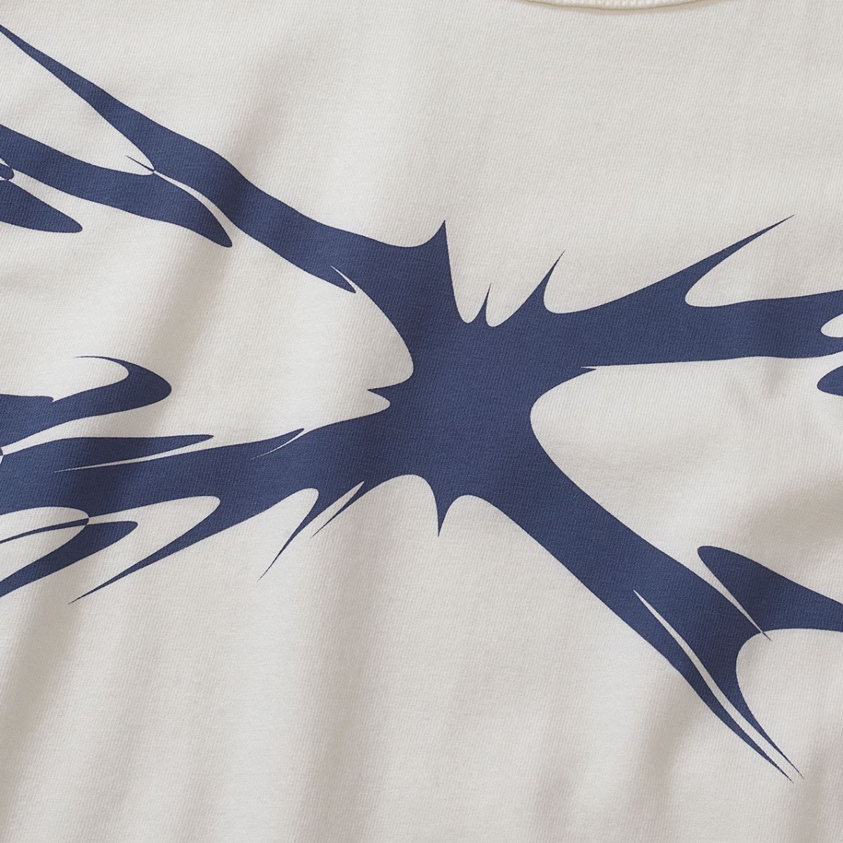 Camiseta Quadro Creations Spikes Boxy Off White - Prince Of Streets