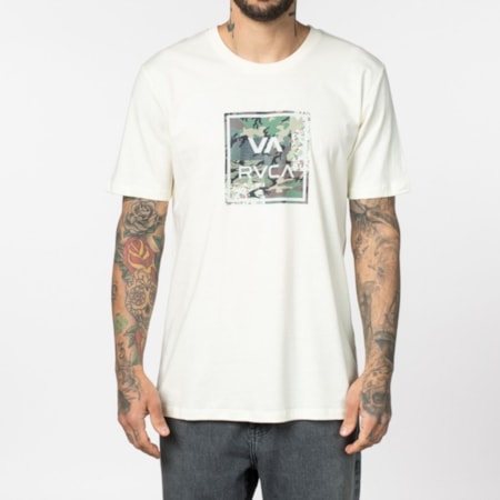 Camiseta Rvca All The Way Off White