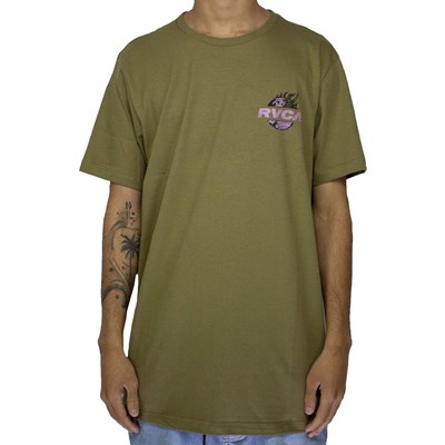 Camiseta Rvca Atlas Verde Militar
