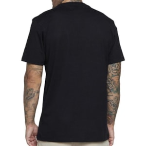 Camiseta Rvca Balance Box Military Sl Preto