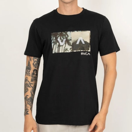 Camiseta Rvca Balance Box Preta 