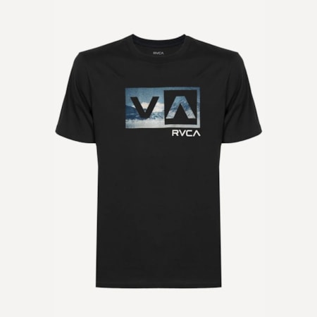 Camiseta Rvca Balance Box ss Preta 