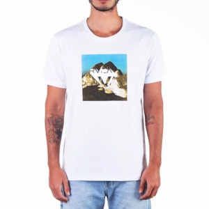 Camiseta Rvca Bedrock Branco 